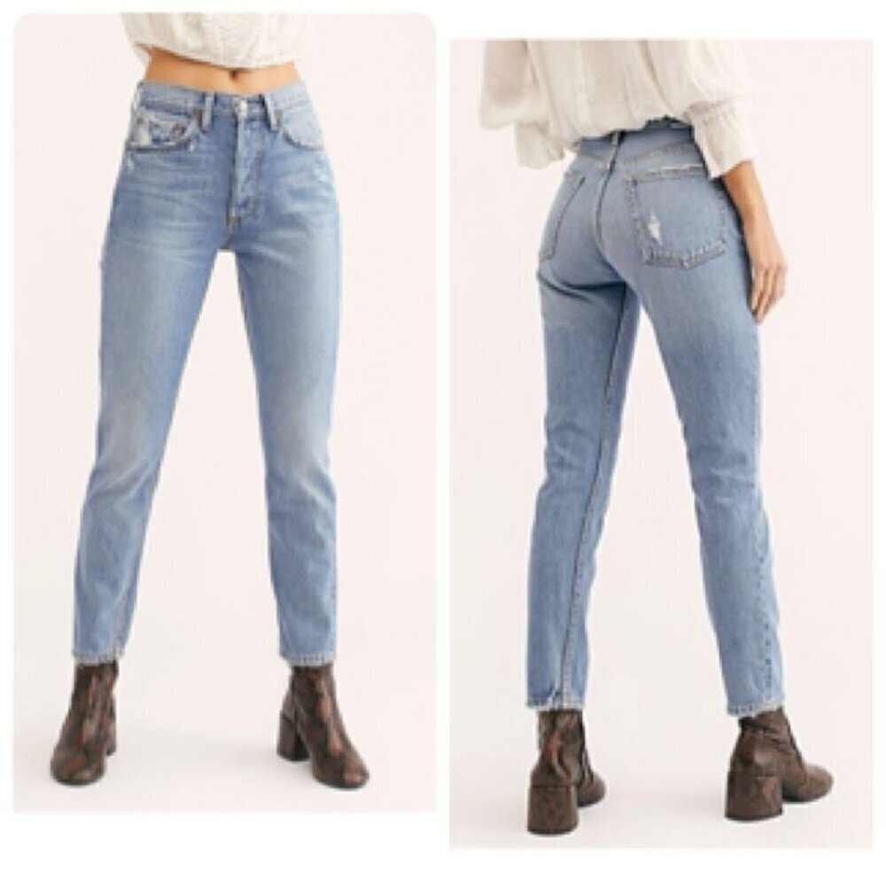 Boyish The BILLY High Waisted Rigid Skinny Jeans Sz 25 in STARMAN